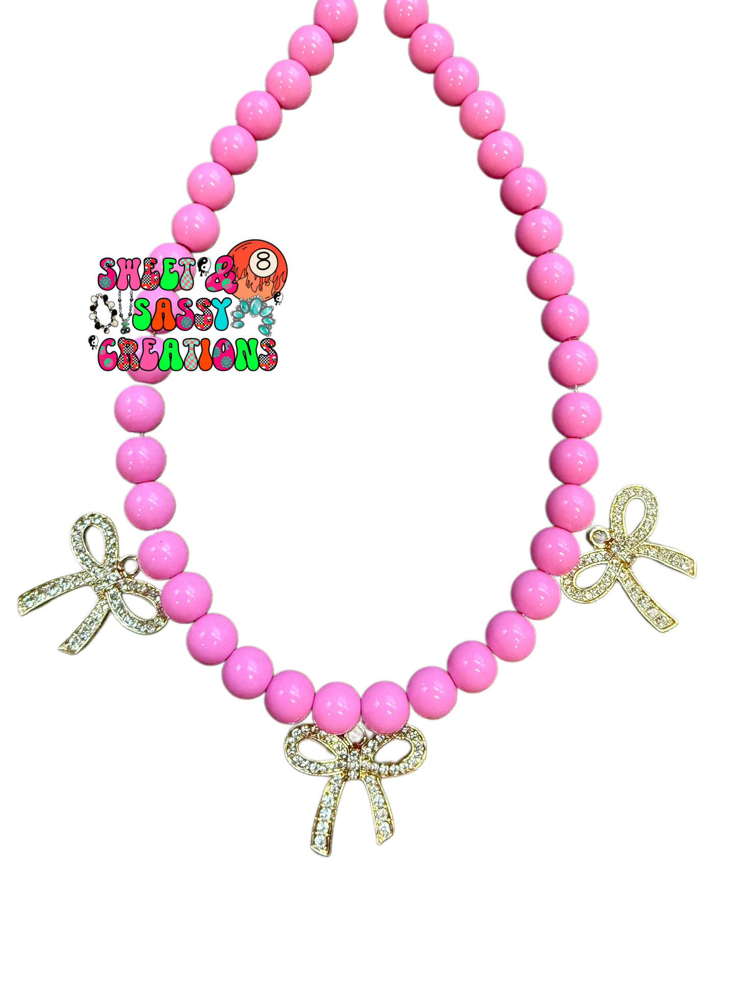 Nothing but bows Necklace (please leave size in notes at checkout)