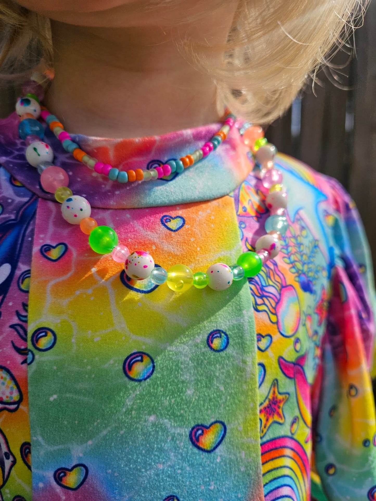 Sassy after dark (please leave size in notes at checkout) some beads glow in the dark