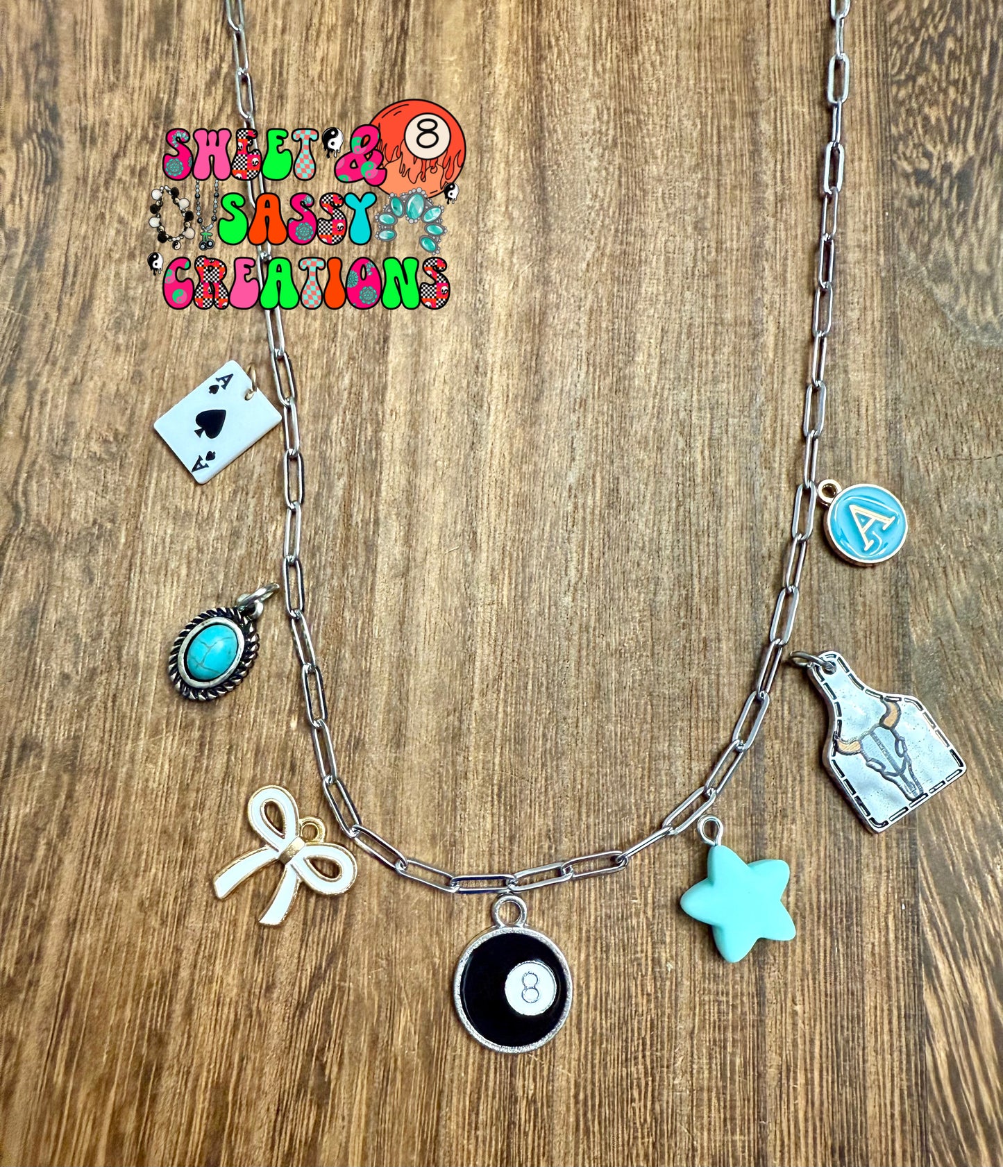 Lucky 🎱 charm (please leave size in notes at checkout)