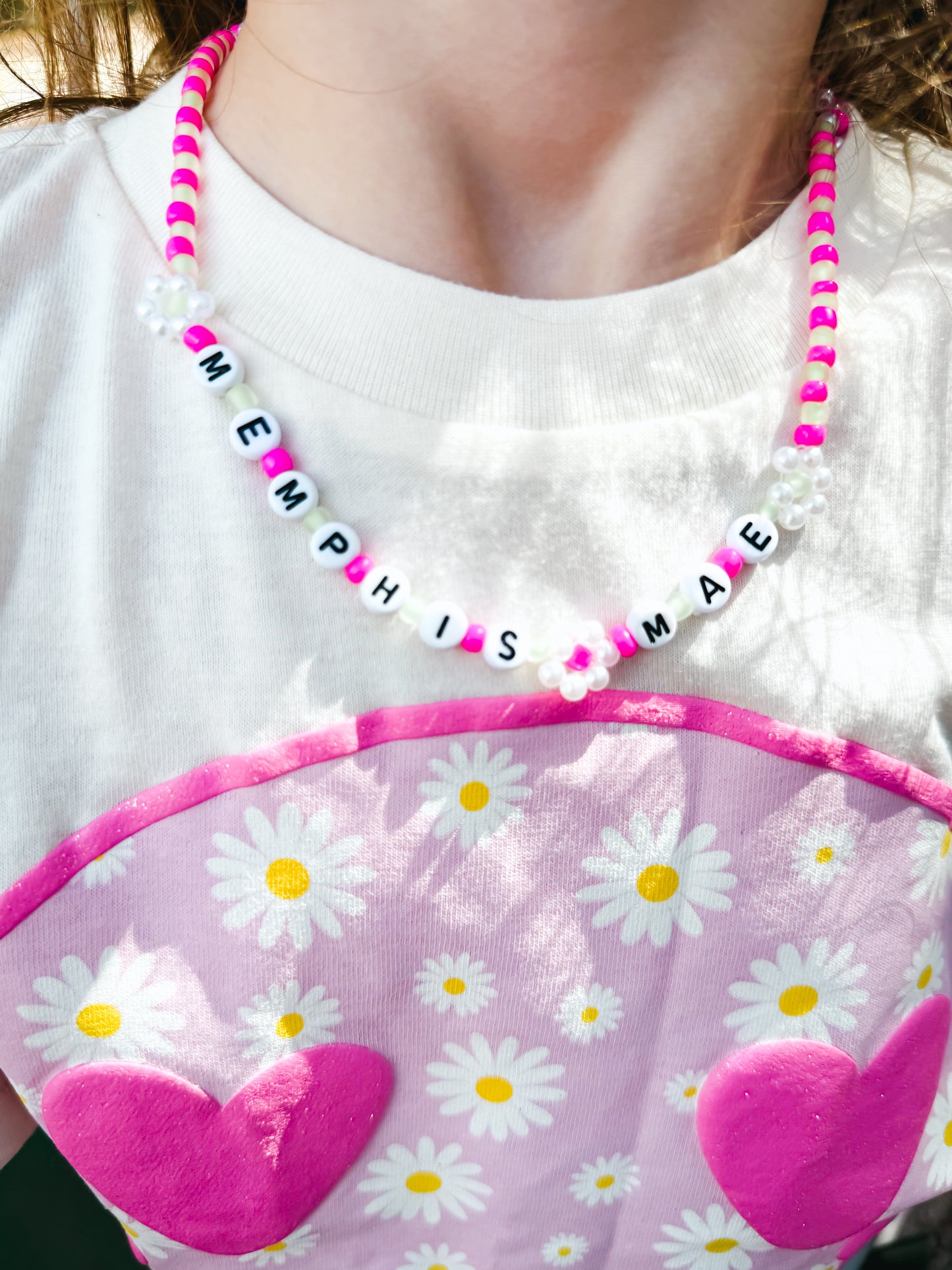 Daisy Name Necklace (please leave size in notes at checkout) these will have a clasp