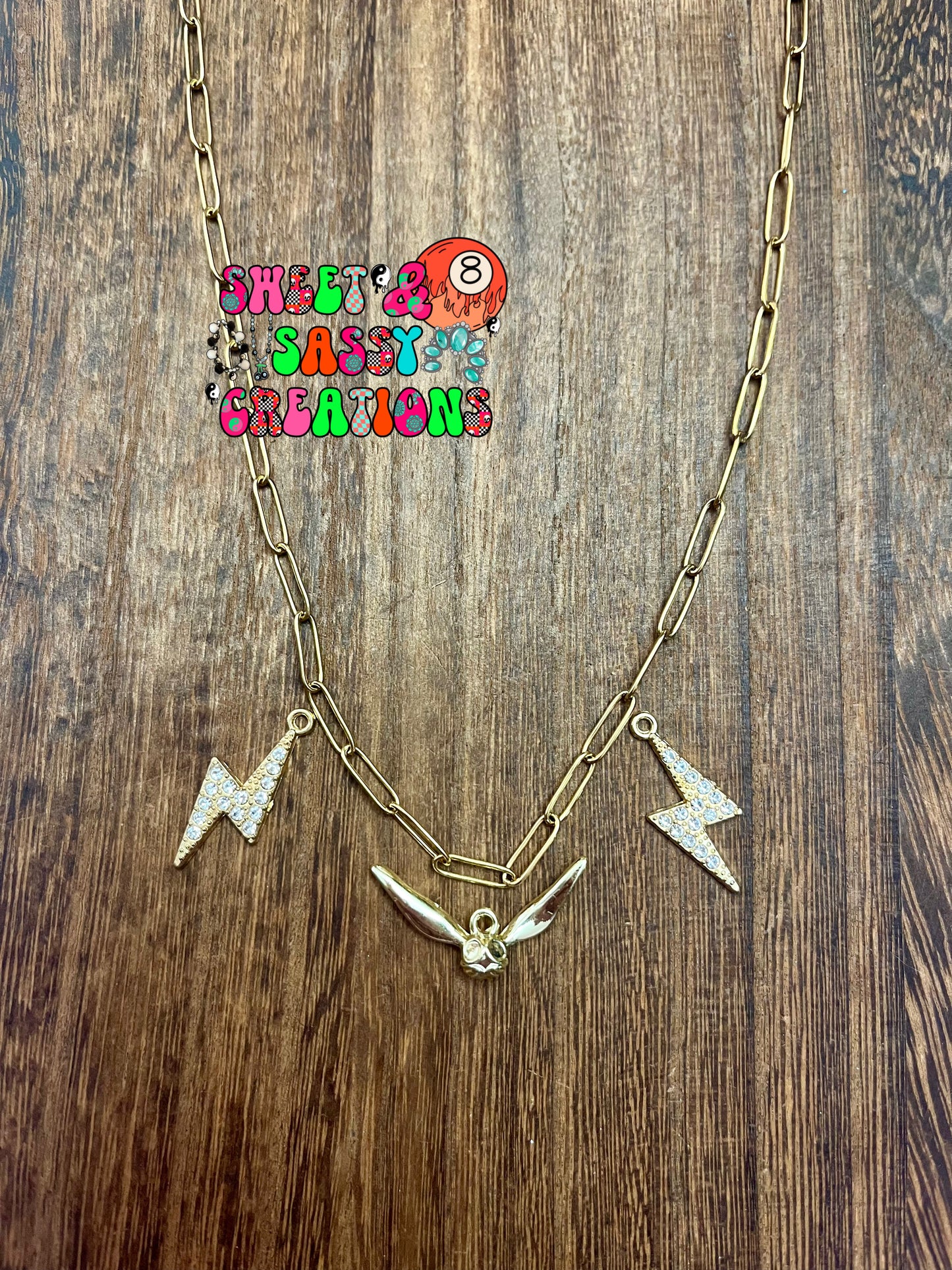 Golden Necklace (please leave size in notes at checkout)