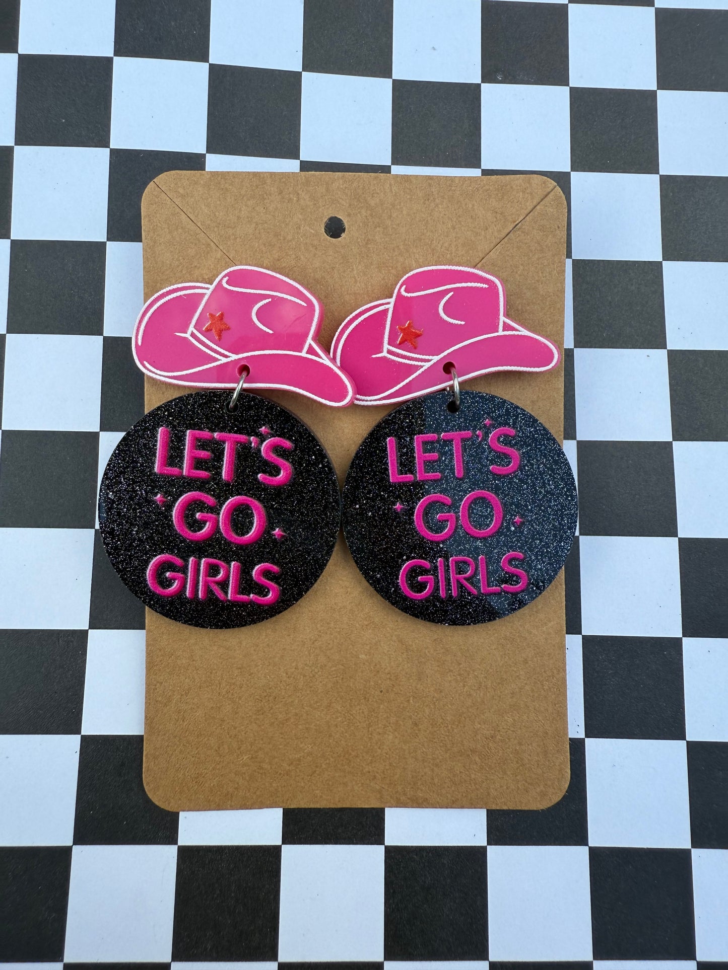 Let’s go girls earrings