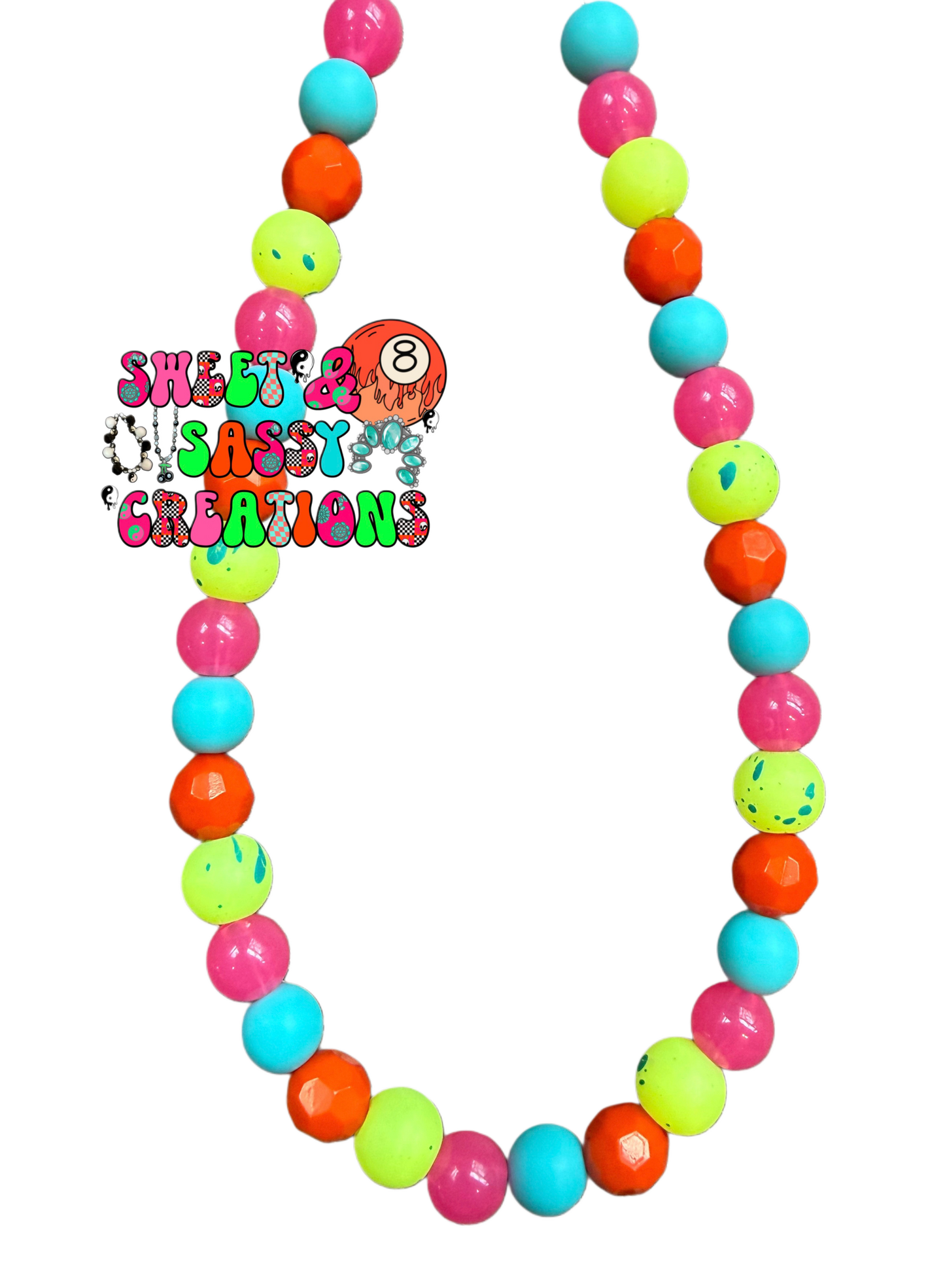 Neon Dreamer Necklace (please leave size in notes at checkout)