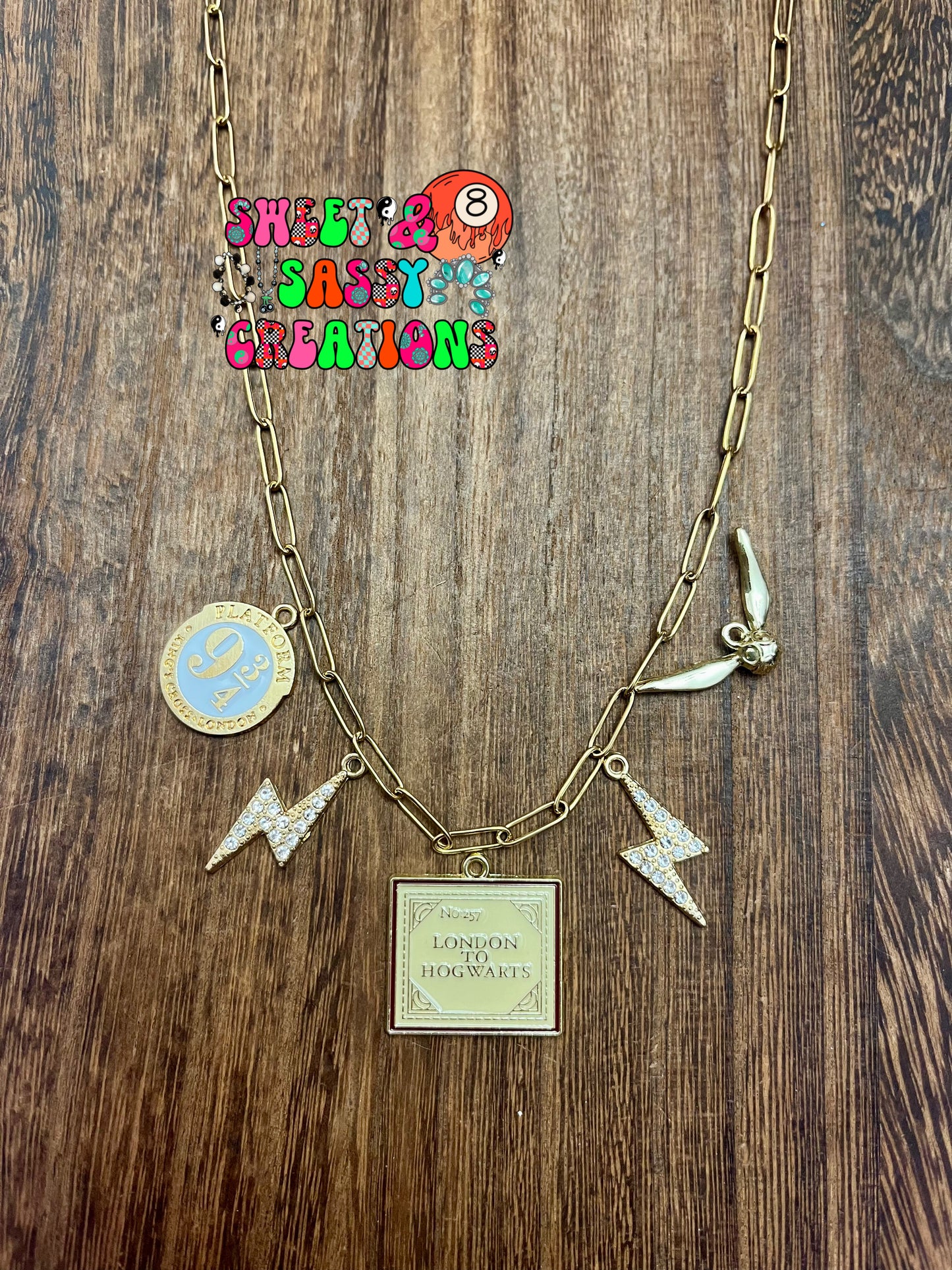 One way ticket Necklace ( please leave size in notes at check out)