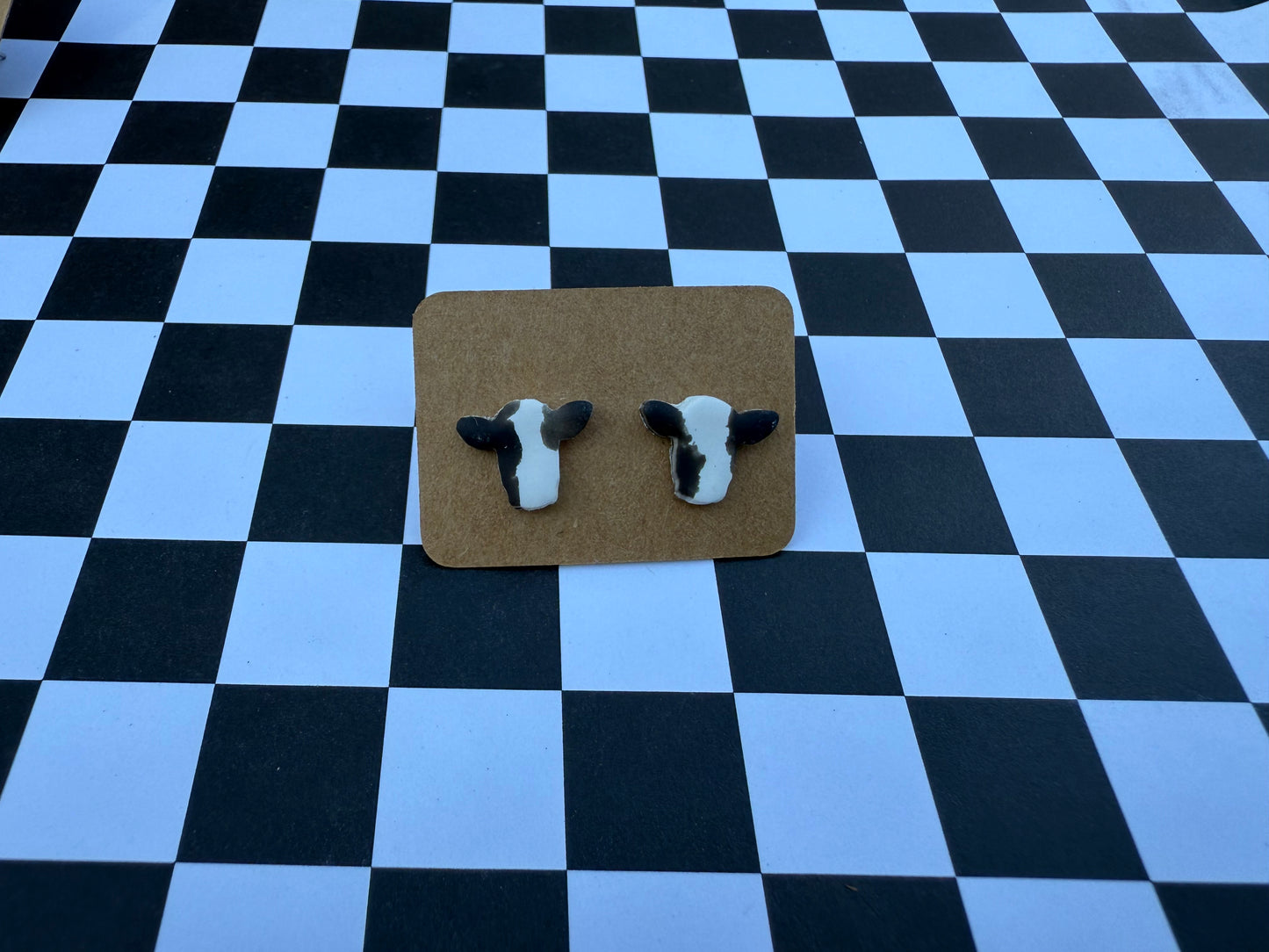 Small Cow studs (clay)