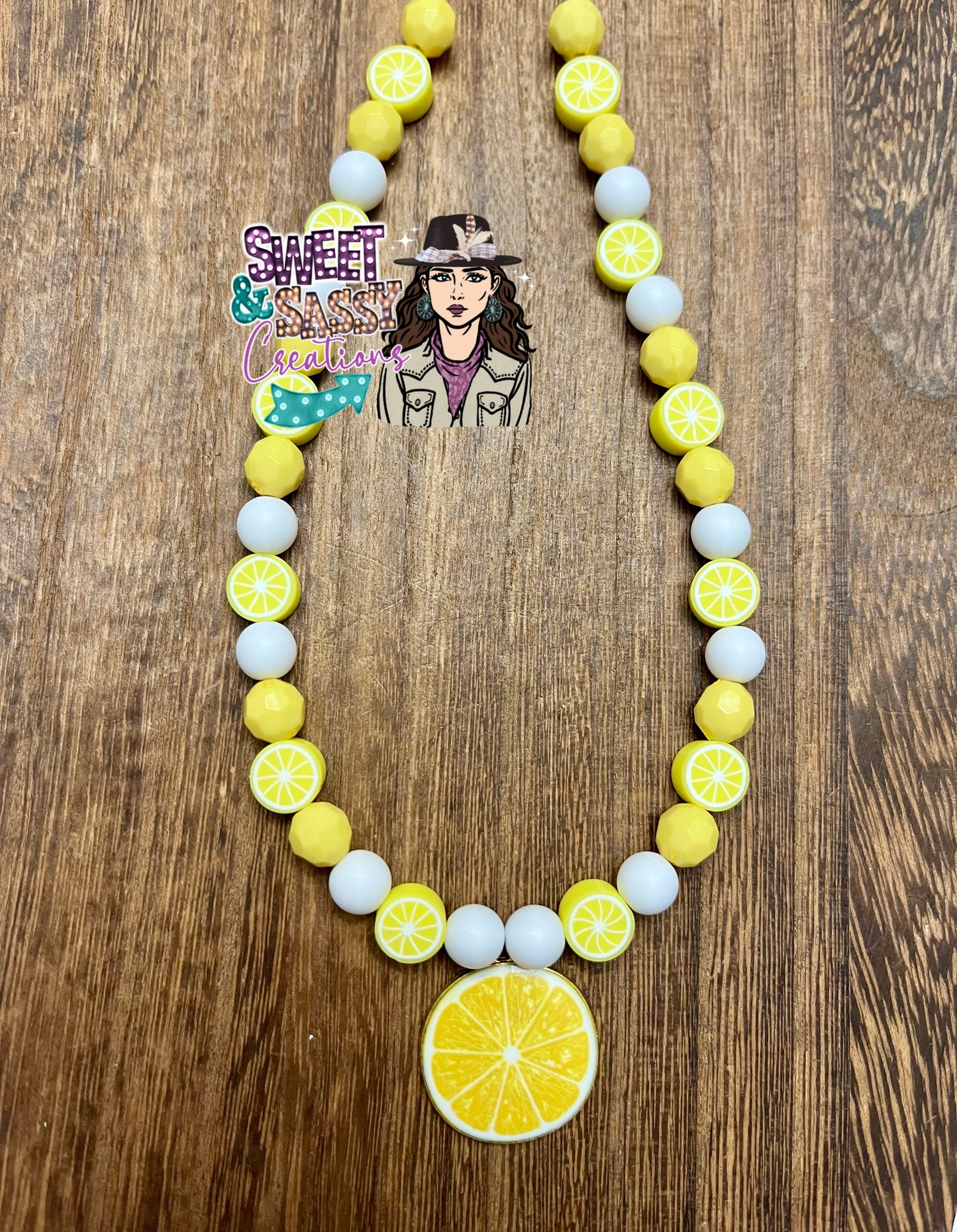 Lemon drop necklace