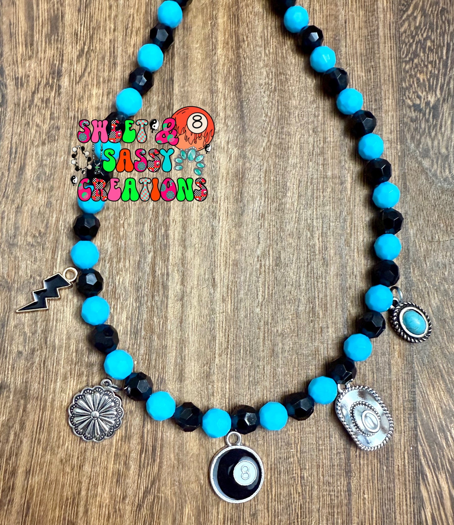 Rope em necklace ( please leave size in notes at checkout)