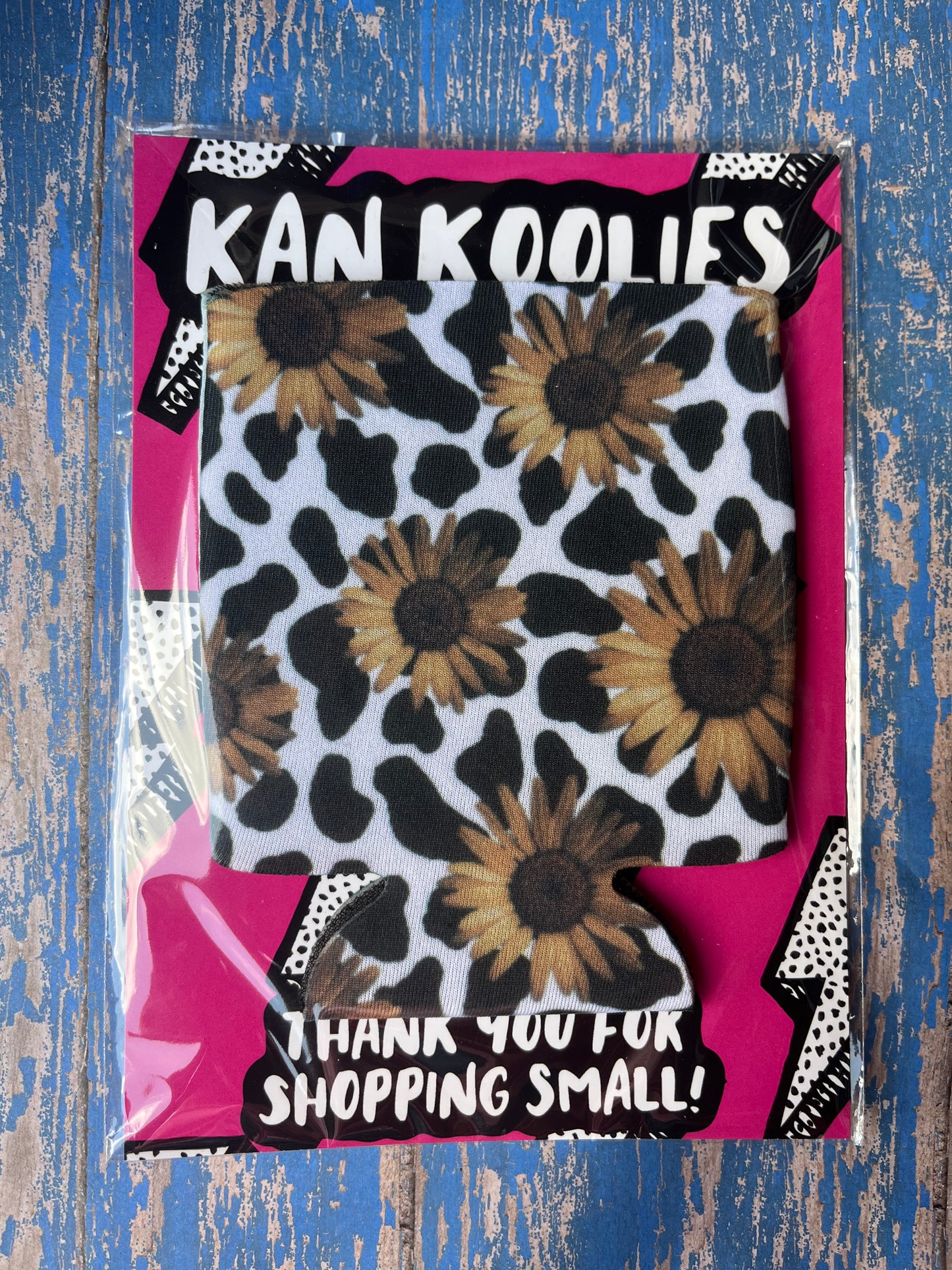 Sunflowers and Cow print