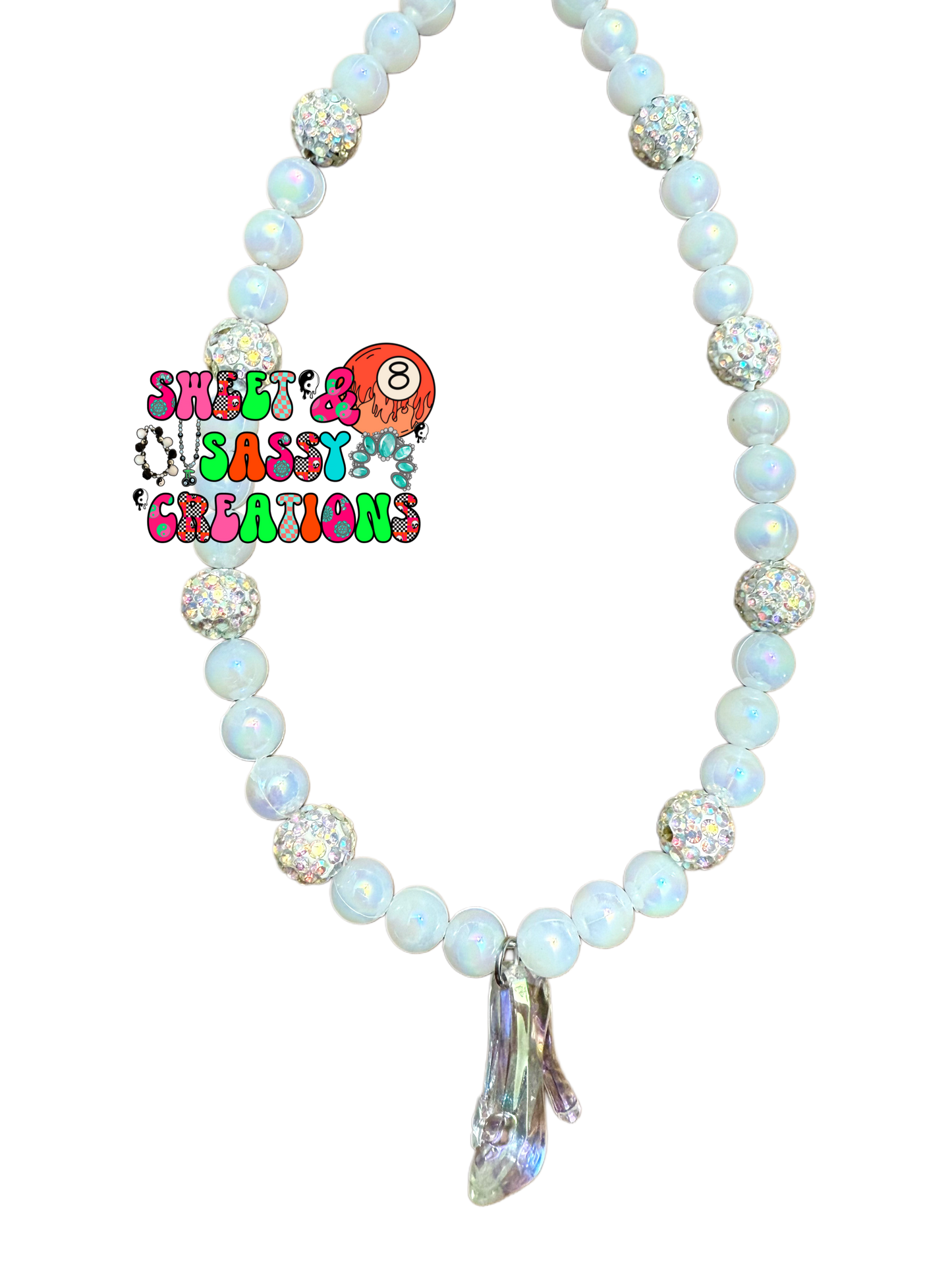 Glass Slipper Glow Necklace