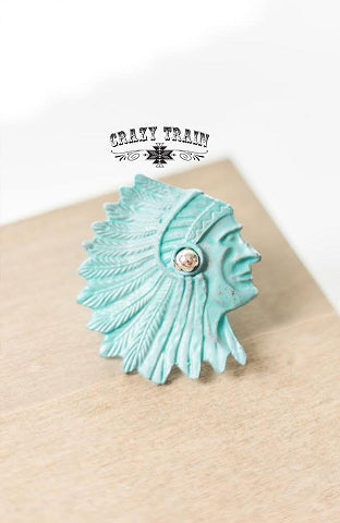 Turquoise Indian Slide