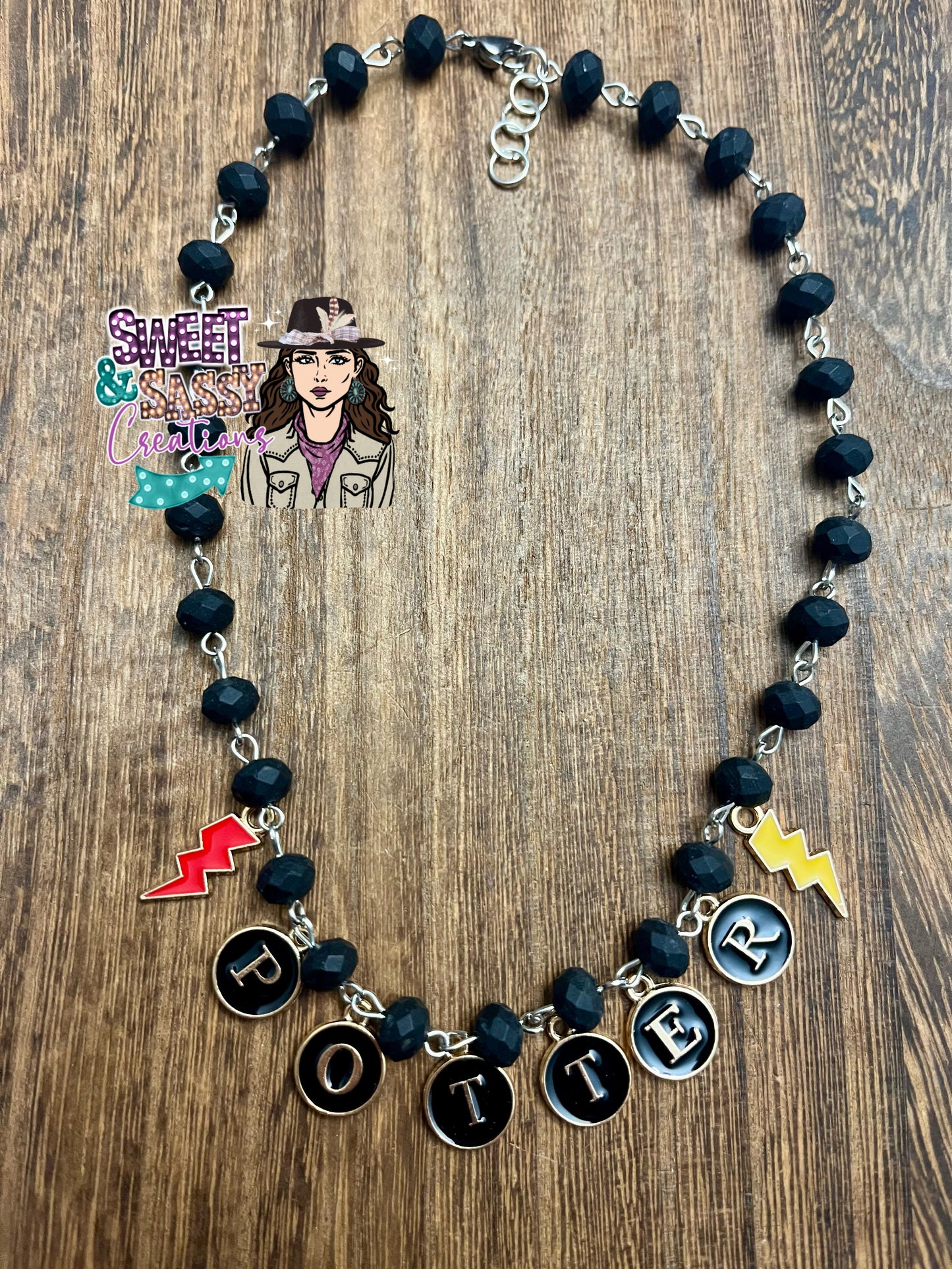 Potter Necklace (leave size in notes at checkout)