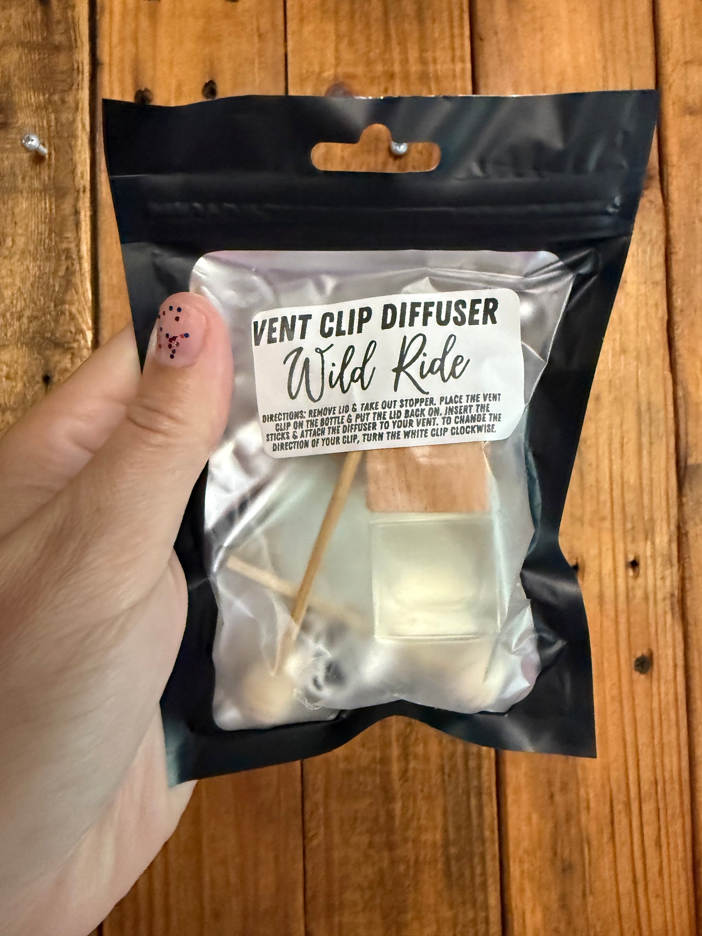 Vent clip- wild ride