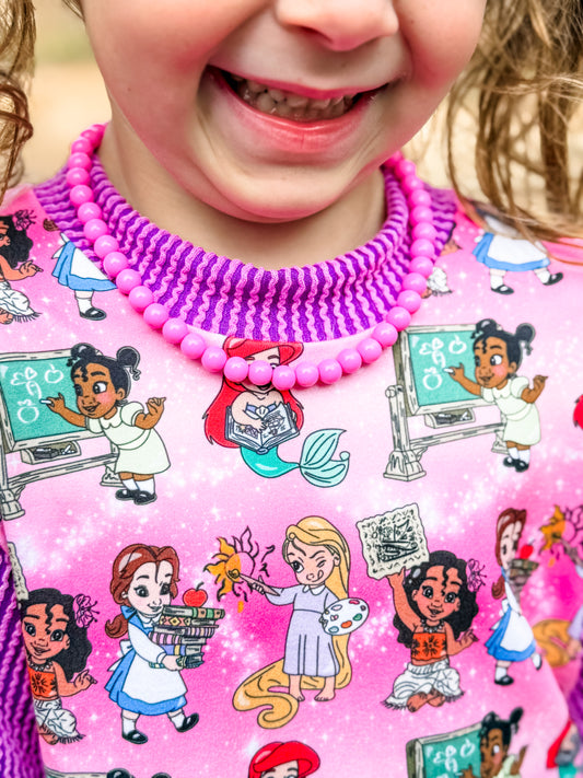 Solid Necklace (please leave size in notes at checkout) tons of colors to choose from