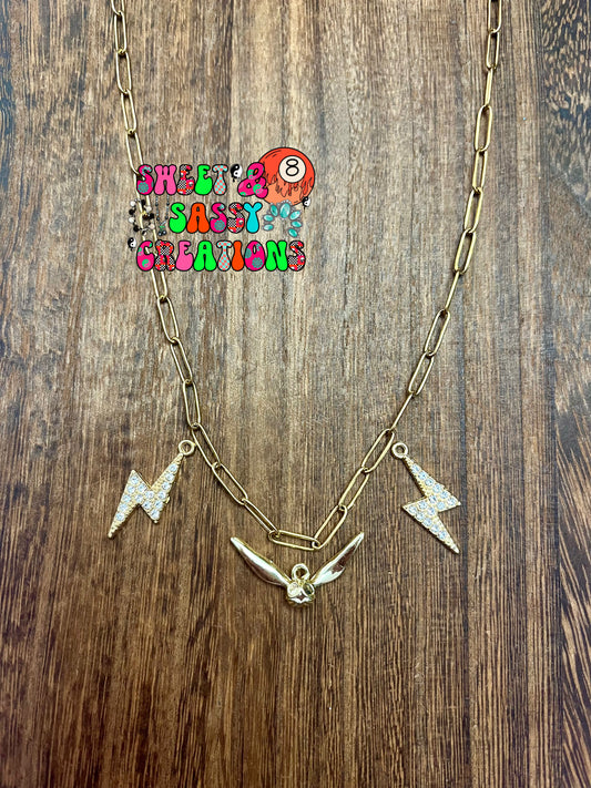 Golden Necklace (please leave size in notes at checkout)