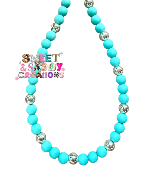 Turquoise Cowgirl Necklace (please leave size in notes at checkout)