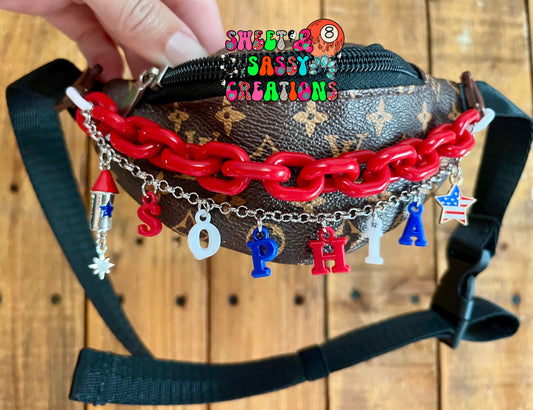 USA themed Lex bag chain