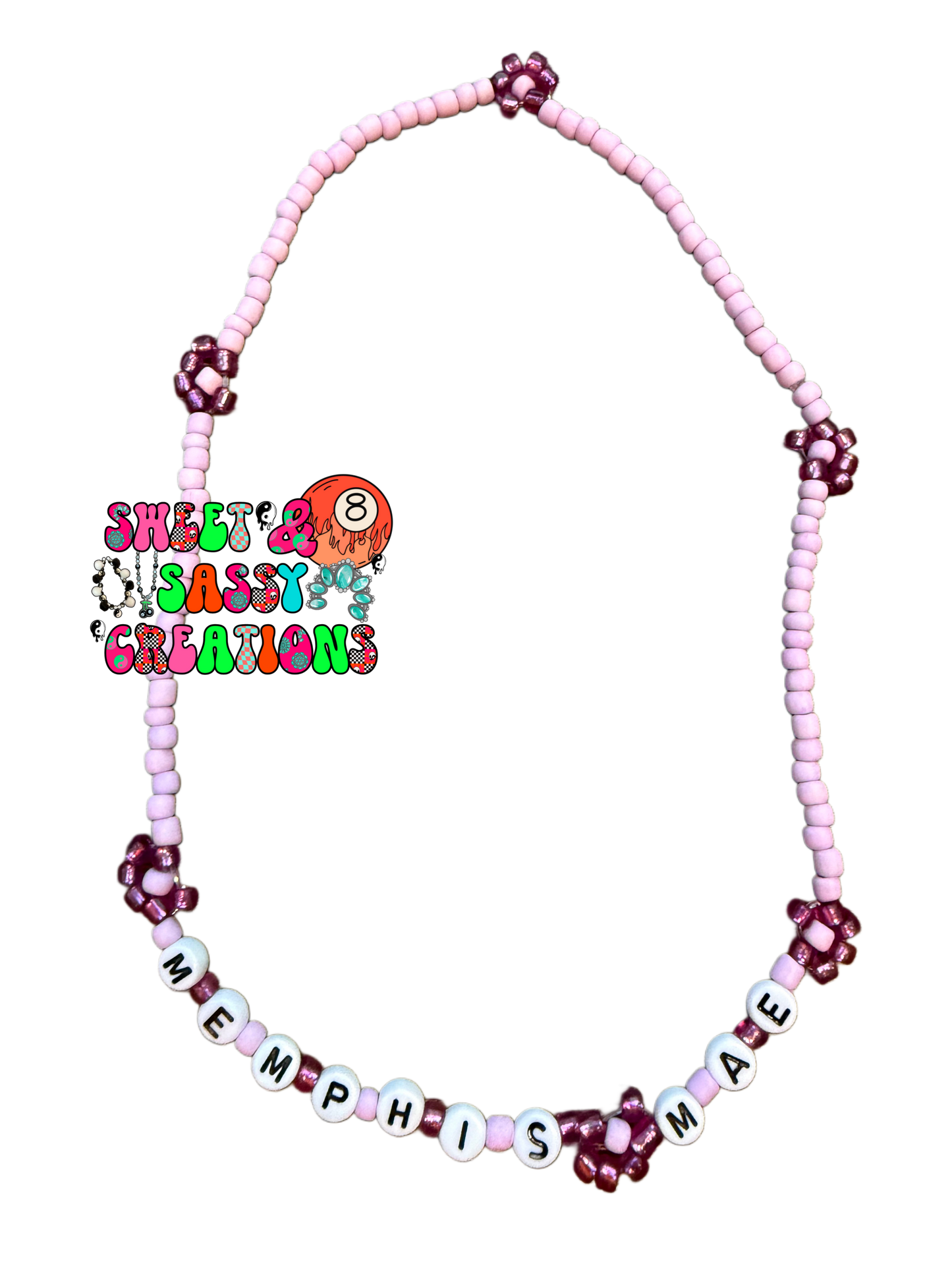 Daisy Name Necklace (please leave size in notes at checkout) these will have a clasp