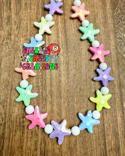 Starfish Mashup Necklace (please leave size in notes at checkout)