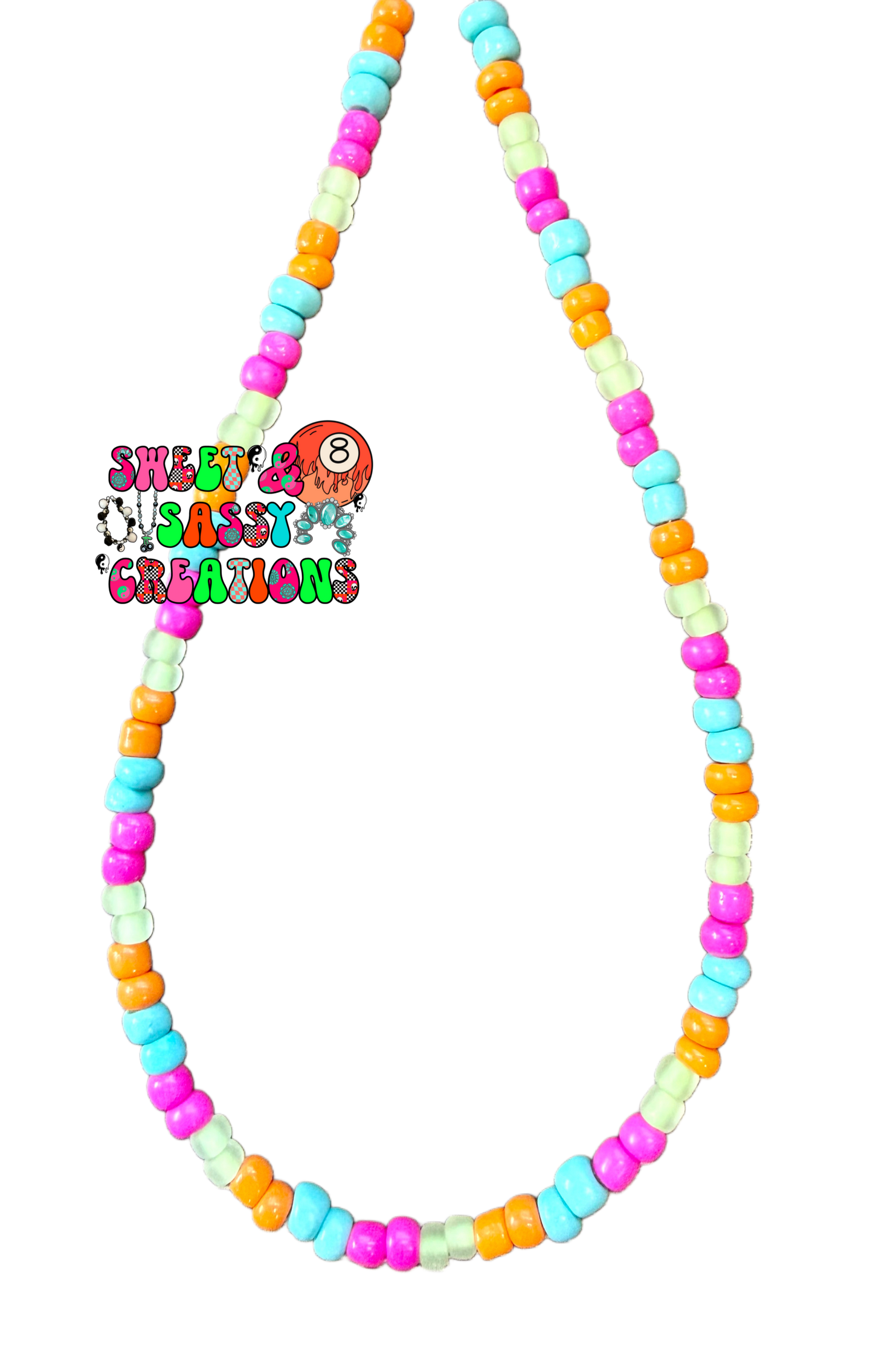 Glowin and showin Lucia’s layer necklace (green beads glow in the dark)
