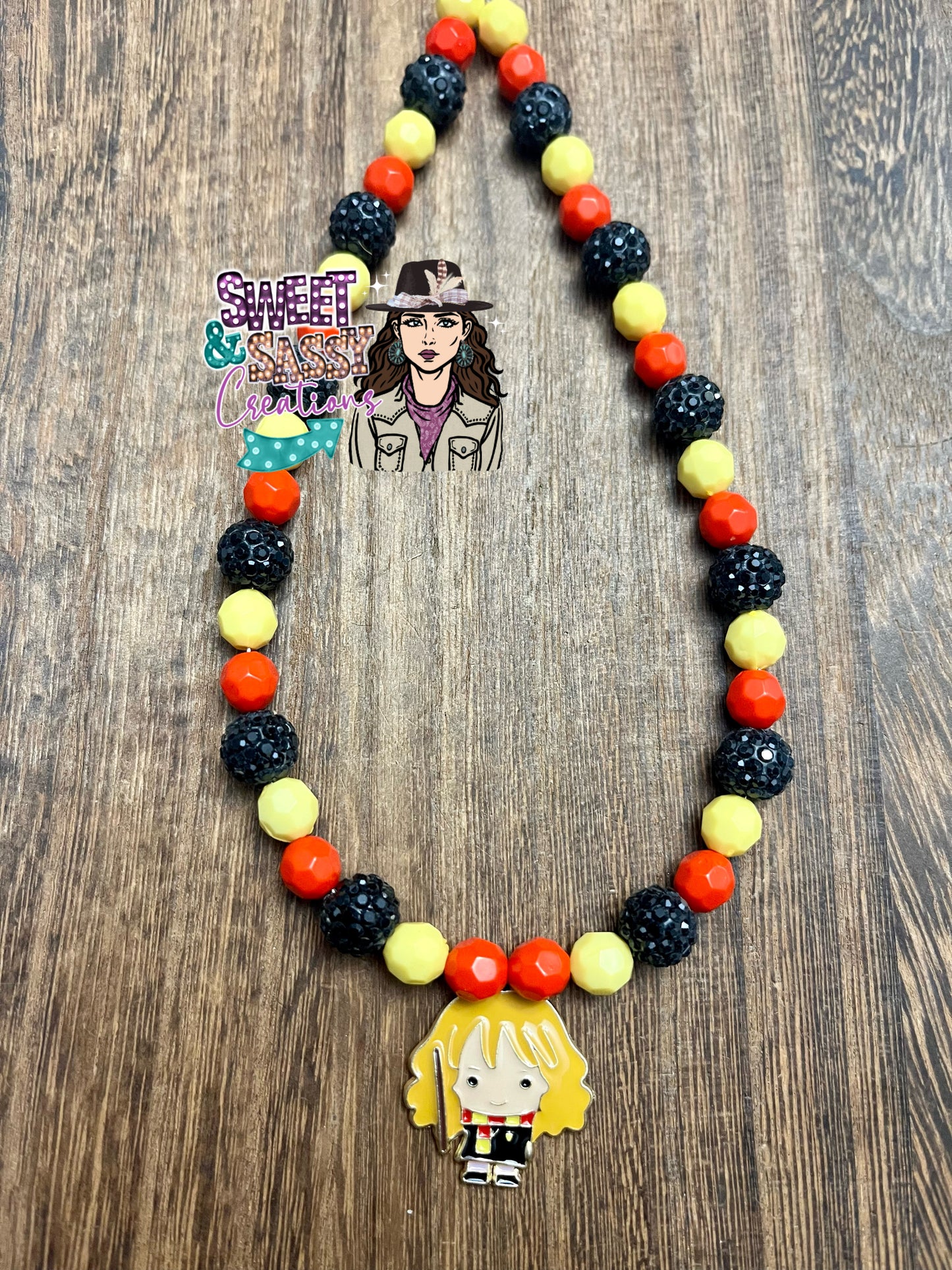 Character Necklace ( please leave size in notes at checkout)