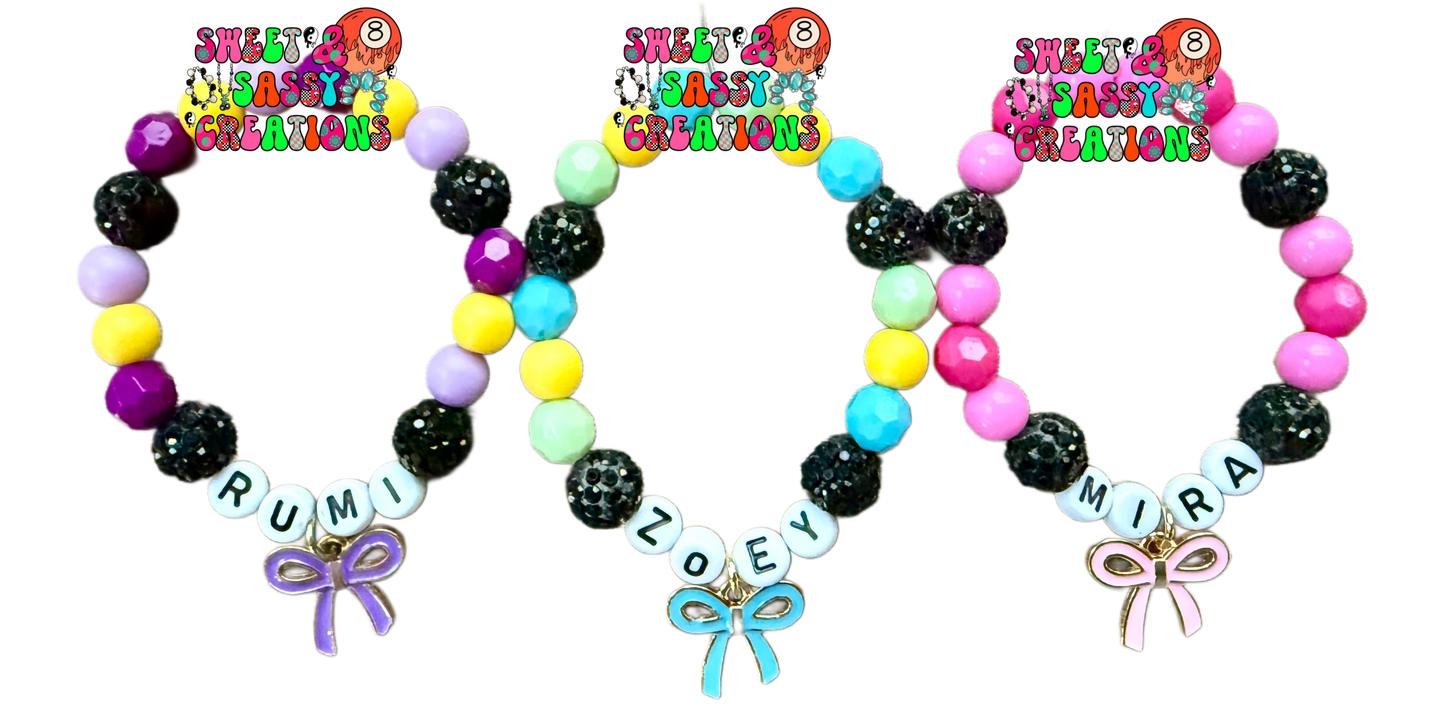 Huntrix girls bracelet stack (please leave size in notes at checkout)