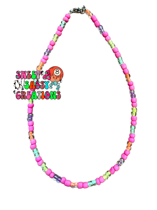 Glow stick giggles Lucia layer necklace