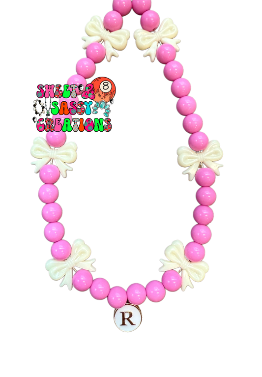 Be mine initial necklace (please leave size in notes at checkout)