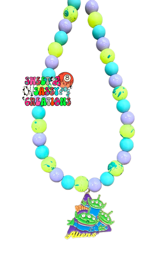 Neon friend in my necklace (please leave size in notes at checkout)