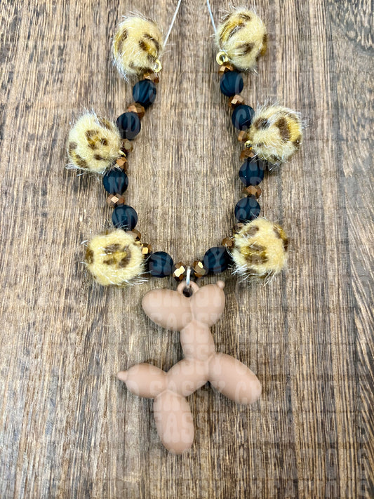 Leopard Dog Necklace (Please leave size in notes at checkout)