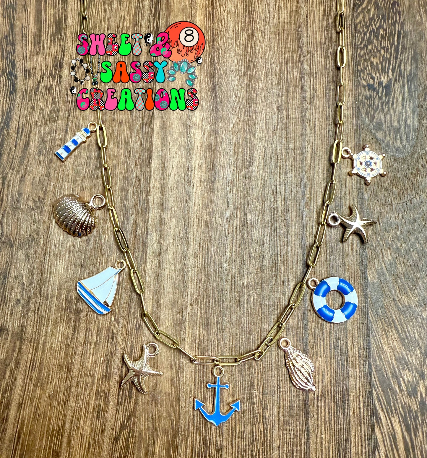 Nauti Girl Necklace (please leave size in notes at checkout)