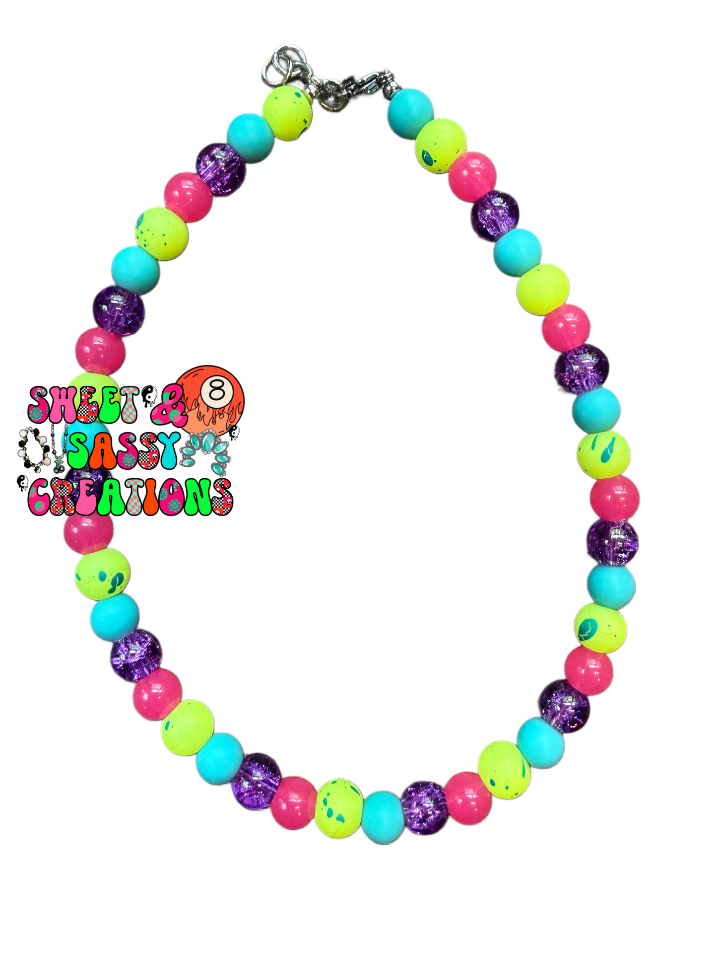 Rainbow Rave Necklace (please leave size in notes at checkout)