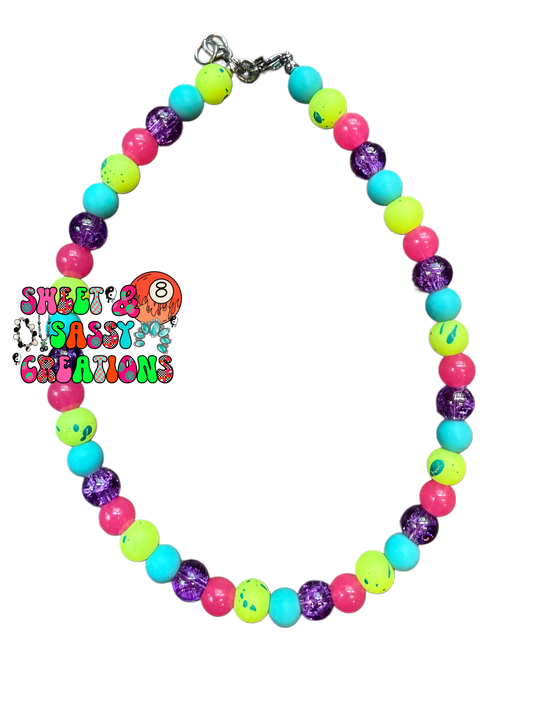 Rainbow Rave Necklace (please leave size in notes at checkout)