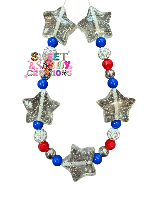 OOAK Stars & Sass Necklace (please leave size in notes at checkout)