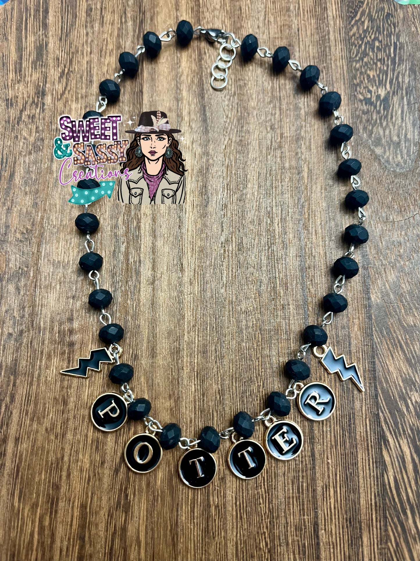 Potter Necklace (leave size in notes at checkout)