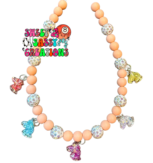 Unicorn Dreams Necklace (I can change the color of the beads to any solid color, just comment ex.pink or yellow)