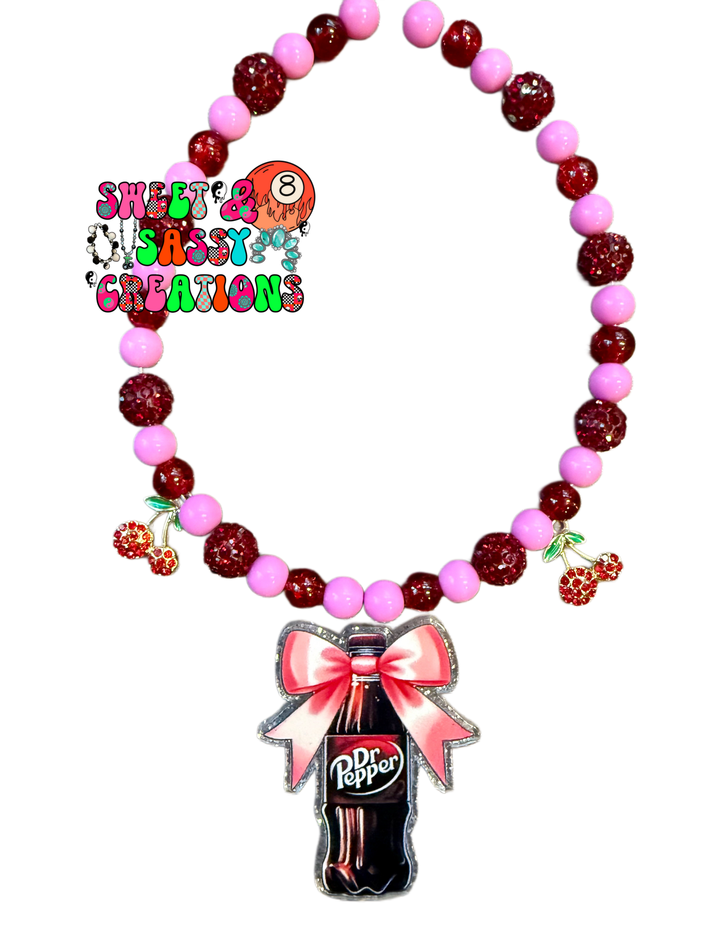 Cherry on top necklace (please leave size in notes at checkout)