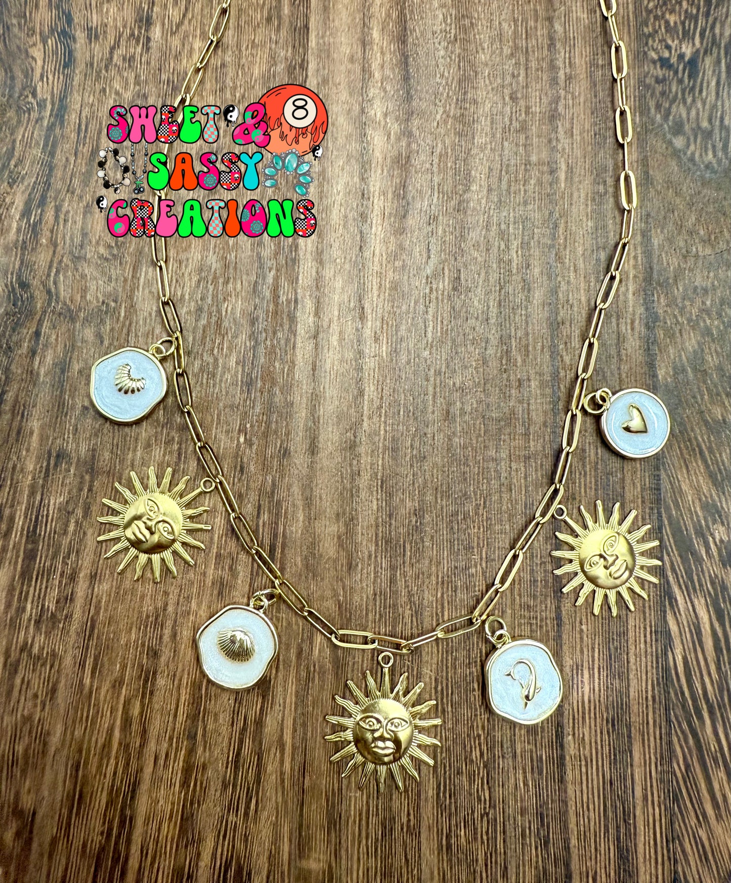 Sunshine Charm Necklace (please leave size in notes at checkout)