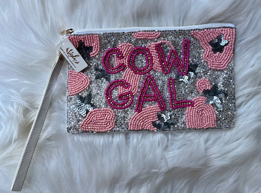 Cow Gal Wristlet