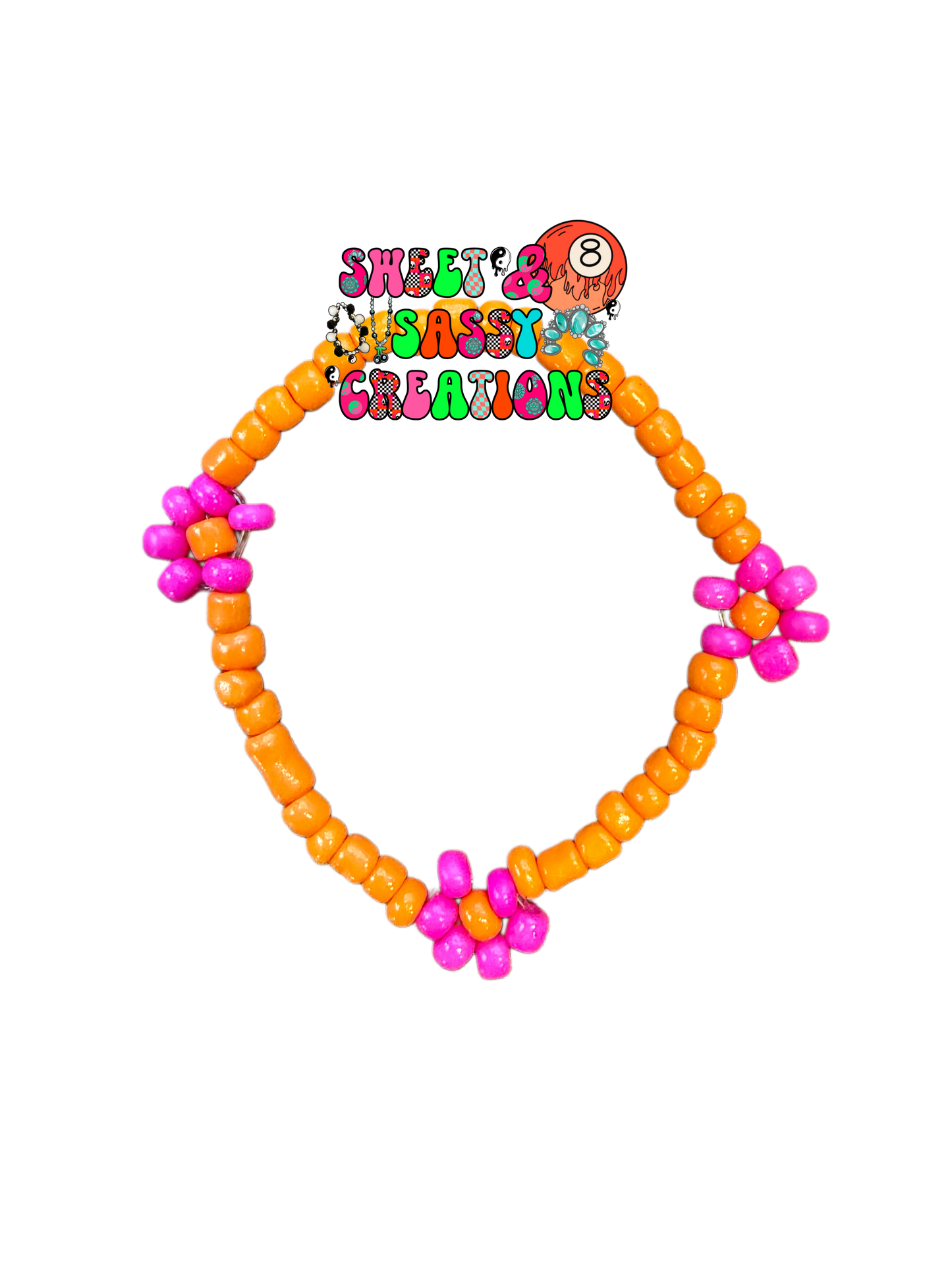 Daisy Bloom Necklace (Please leave size in notes at checkout)