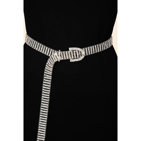 Rhinestone Belt (Silver)