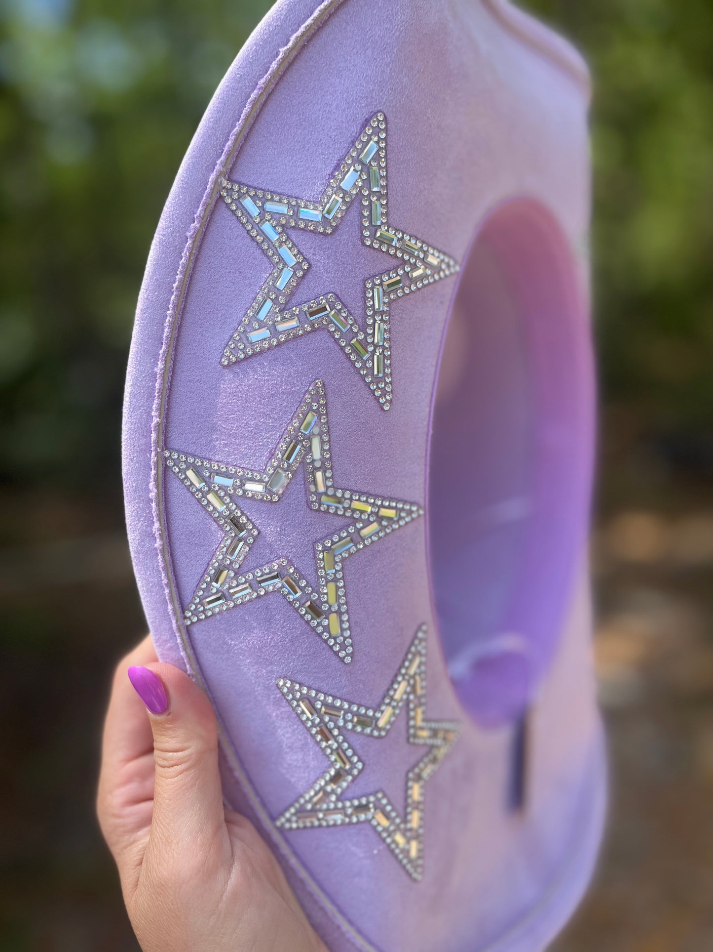 Lavender Star Fedora Hat