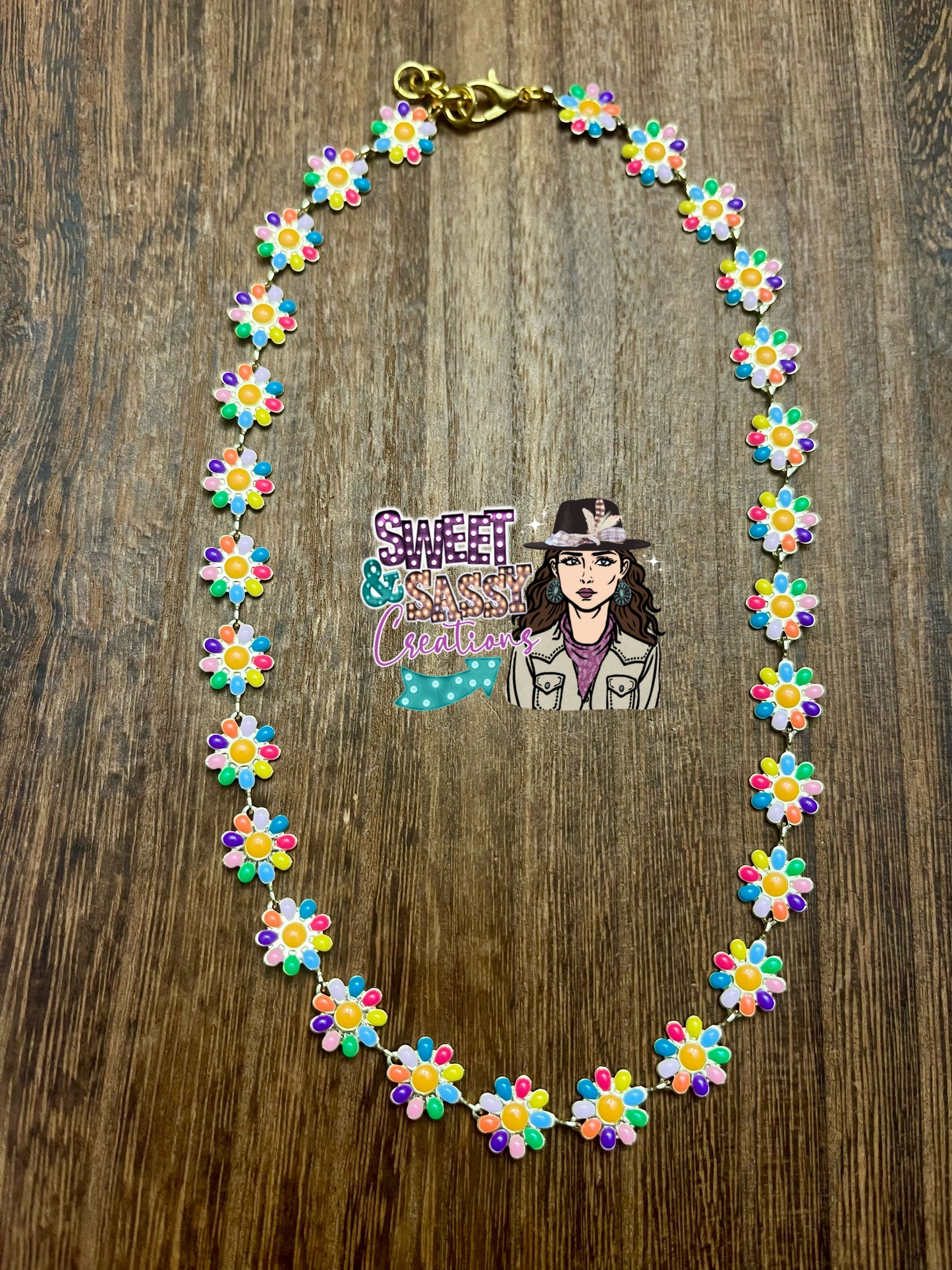 Flower chain Necklace
