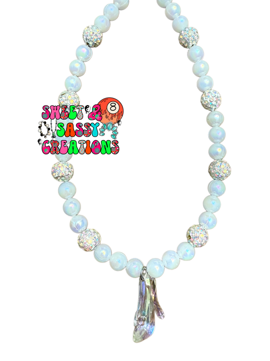 Glass Slipper Glow Necklace