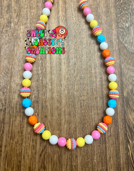 Colorful Mashup Necklace (please leave size in notes at checkout)