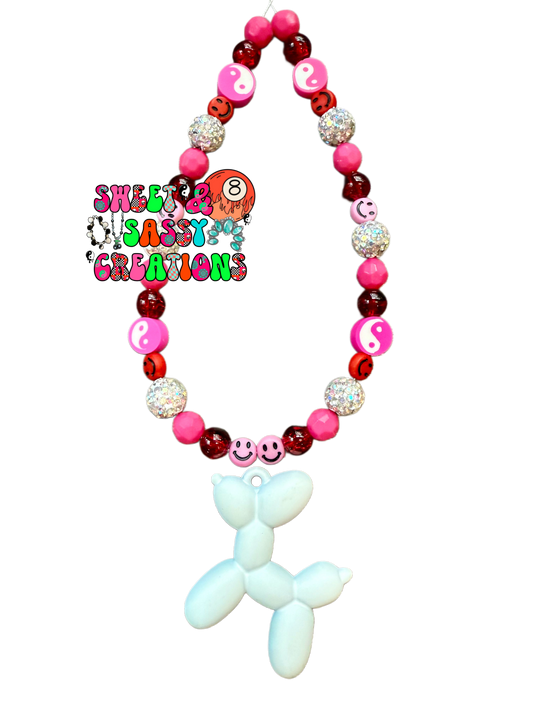 Balloon crush necklace (select color and leave size in notes at checkout)