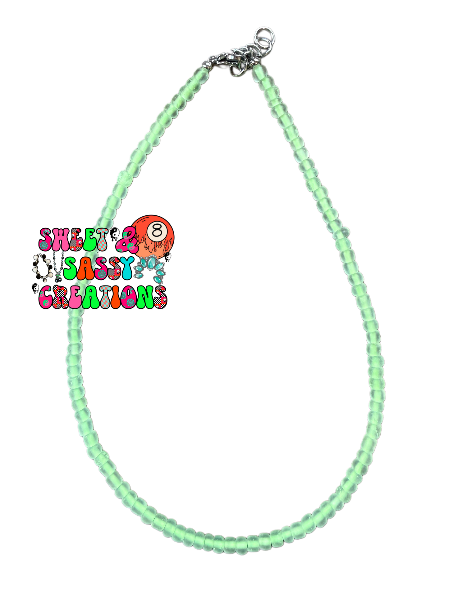 Glowing Luica layer necklace (please leave size in notes at checkout) glows in the dark