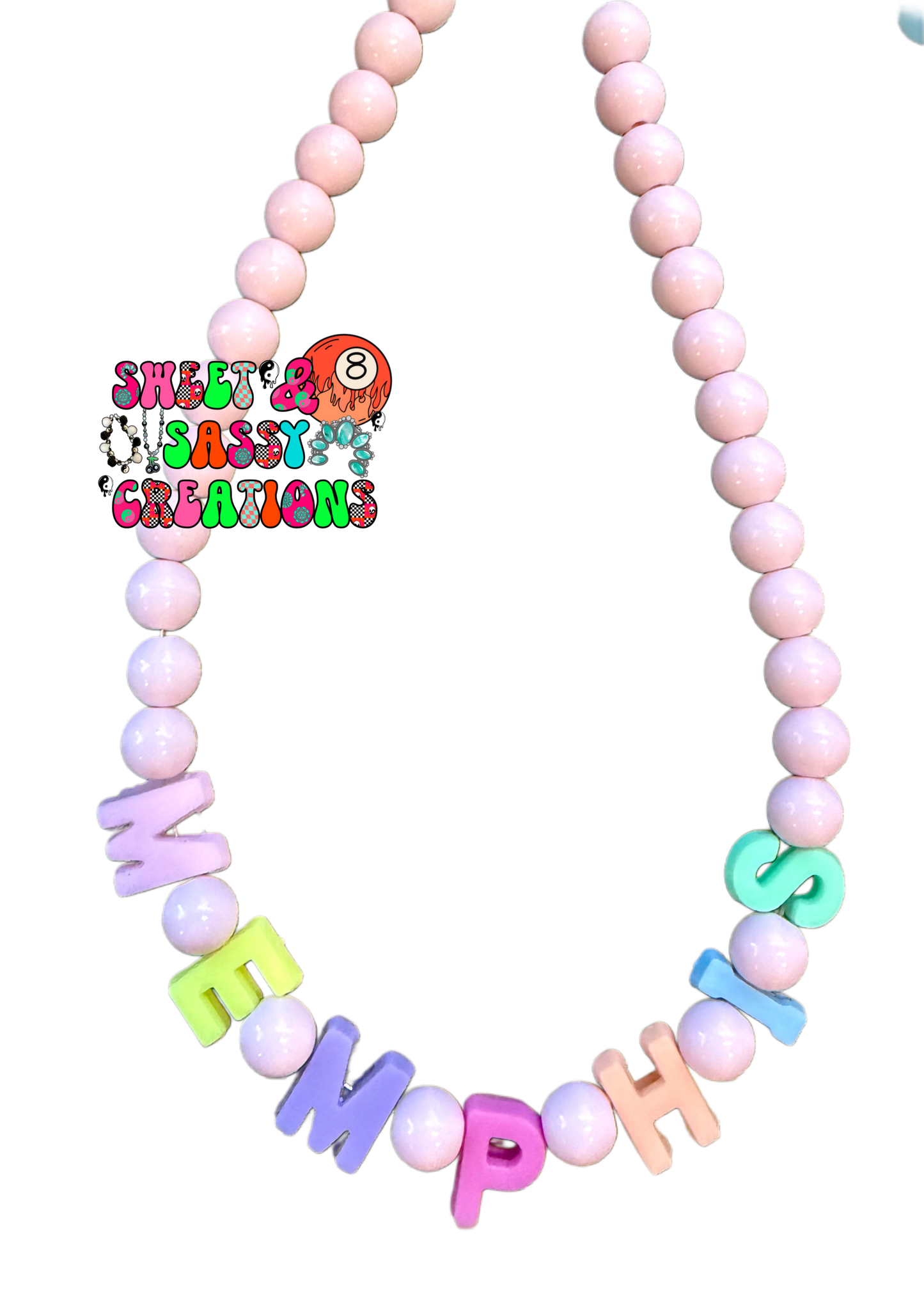 Easter Name Necklace (please leave size in notes at checkout)