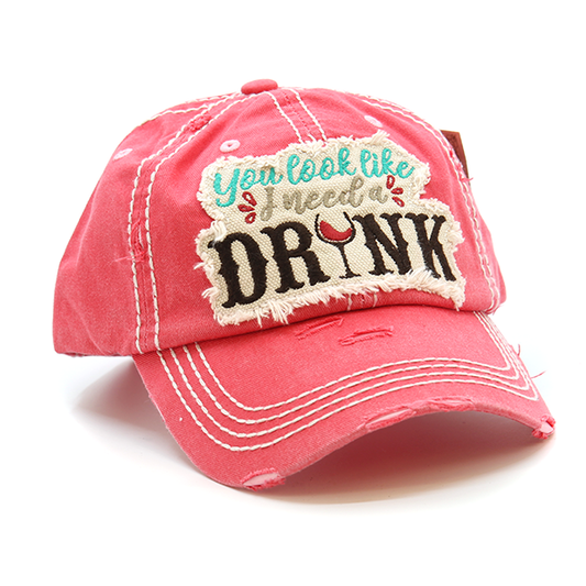 You look like you need a drink