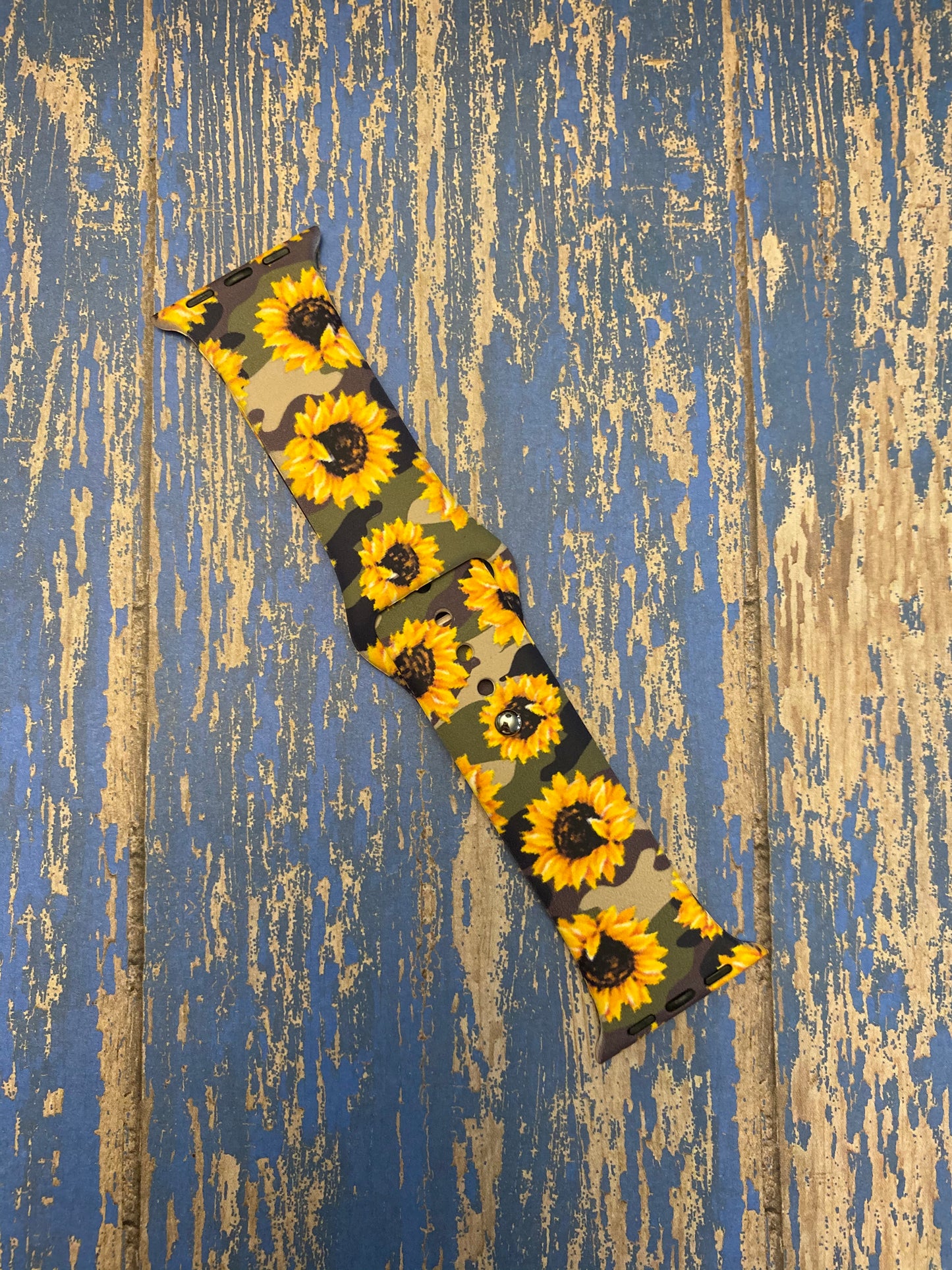 Camo sunflower Watch band
