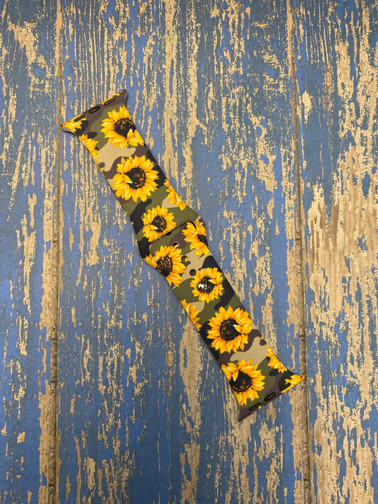 Camo sunflower Watch band